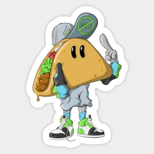 Cool Taco, Never Mild Sticker